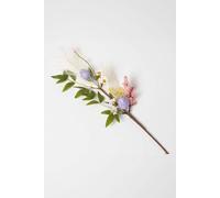 Artificial Easter Egg Stem with Hen Homescapes Lilac One Size