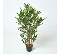 Homescapes Green 3ft Bamboo Tree Artificial Plant with Pot, 95 cm - Green
