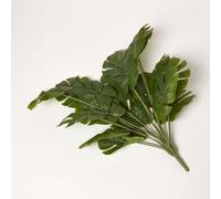 Homescapes Green Monstera Leaf Single Stem 68cm Homescapes Green