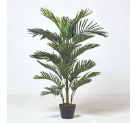 Multi Stem Green Palm Tree in Pot, 180 cm Homescapes Green One Size