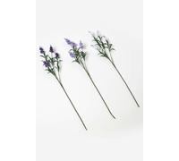 Homescapes Artificial Lavander Spray Single Stem Set Of 3, 68Cm Multi