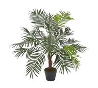 Homescapes Green Mini Palm Tree Artificial Plant with Pot, 100 cm - Green