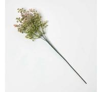 HOMESCAPES Artificial Pink Gypsophila Bud Branch with Long Stem 58 cm, Realistic Decorative Branch