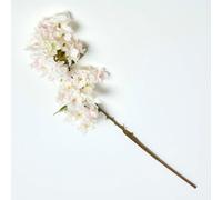 HOMESCAPES Artificial Single Stem Pink Cherry Blossom 78 cm Faux Silk Flower for Bouquet or Floral Arrangement