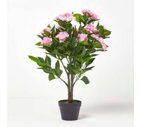 Homescapes Artificial Pink Hydrangea in Pot, 85 cm - Pink