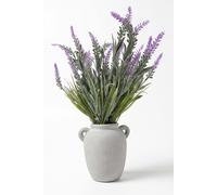 Homescapes Artificial Potted Lavender Plant, 45cm, Purple Homescapes Purple