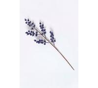 Homescapes Artificial Small Blueberry Stem, 58 Cm Blue One Size