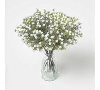 Homescapes Artificial Flower White Baby's Breath Bouquet, 32 cm Homescapes White