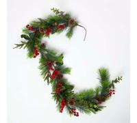 Homescapes Artificial Winter Woodland And Eucalyptus Garland
