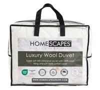 HOMESCAPES Australian Wool 400 GSM Heavy Duvet - Super King