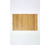 Homescapes Bamboo Bath Mat, 60 X 40 Cm In Natural Natural