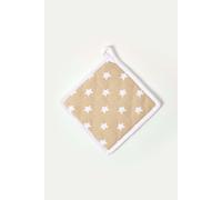 Homescapes Beige Stars Cotton Pot Holder Homescapes Beige