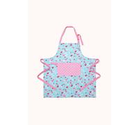 Homescapes Birds And Flowers Pink Cotton Apron Multi