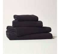 Homescapes Black 100% Combed Egyptian Cotton Bath Towel 700 Gsm