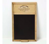 HOMESCAPES Chalk Board, Small Kitchen Blackboard, Decorative Chalkboard Signs with Wooden Frame, Lightweight & Portable, Ideal for Home, Kitchens, Classrooms & Menu Board - Vintage General Store