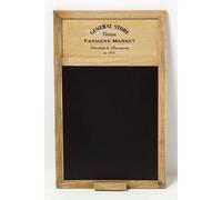 HOMESCAPES Chalk Board, Small Kitchen Blackboard, Decorative Chalkboard Signs with Wooden Frame, Lightweight & Portable, Ideal for Home, Kitchens, Classrooms & Menu Board - Vintage General Store