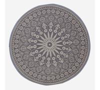 Homescapes Black Outdoor Rug with Mandala Pattern, 170 cm