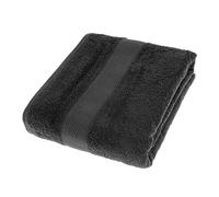 HOMESCAPES Black Turkish Cotton Jumbo Towel Super Soft Thick & Absorbent 500 GSM Towel Heavy Weight for everyday Luxury