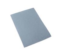 Homescapes Blue 100% Brushed Cotton Cot Flat Sheet Single Pack, 100 X 150 Cm