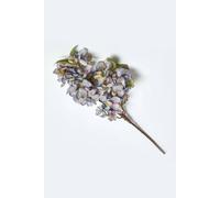 HOMESCAPES Artificial Single Stem Blue Orchard Blossom 64 cm Faux Silk Flower for Bouquet or Floral Arrangement