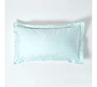 Homescapes Egyptian Cotton Ultrasoft King Size Oxford Pillowcase 330 Tc In Aqua Aqua One Size