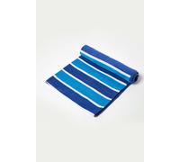 Homescapes Blue Stripe 100% Recycled Cotton Beach Towel Homescapes Blue