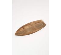 Homescapes Boat Decorative Mango Wood Bowl