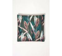 (Dark Green) Botanical Leaf Cushion, 45 x 45cm