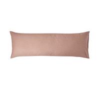 (Body - 48 x 136 cm, Taupe Beige) Egyptian Cotton Satin Stripe Pillowcase 330 Thread Count