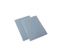 Homescapes Brushed Cotton Fitted Cot Sheet Pair 100% Cotton In Blue Blue