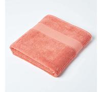 HOMESCAPES Burnt Orange Turkish Cotton Bath Sheet Towel Super Soft Thick & Absorbent 500 GSM Towel Heavy Weight for everyday Luxury