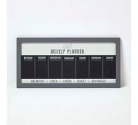 HOMESCAPES Café Weekly Planner Chalkboard