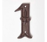 Homescapes Cast Iron House Number, 1