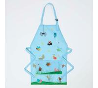 HOMESCAPES Aprons For Kids, Cute Playful Insects Print, Durable Kids Aprons for Cooking & Gardening, Adjustable Fit with Funtional Pocket, Ideal for Home, Garden & Outdoor Use