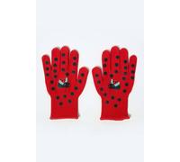 HOMESCAPES Kids Gardening Gloves, Vibrant Red Ladybird, Cute Safety Children Gloves, Superior Grip & Non-Slip Hand Protection, Durable Polyester for Garden Work