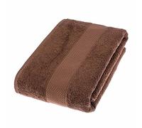 500 GSM Turkish Cotton Towel Soft, Absorbent & Quick-Drying Homescapes Chocolate Bath Sheet
