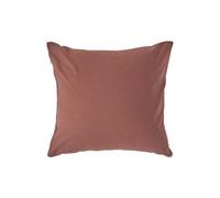 (Square - 40 x 40 cm, Chocolate) Egyptian Cotton Pillow Case 200 TC Equivalent 400 Thread Count