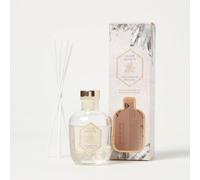 HOMESCAPES Clear Quartz Crystal Reed Diffuser - Fresh Linen Scent