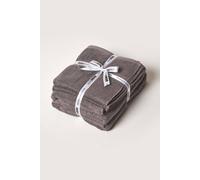 Combed Egyptian Cotton 4 Piece Towel Bale 500 GSM Homescapes Grey One Size