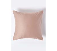 HOMESCAPES 1000 Thread Count Egyptian Cotton Beige 40 x 40 cm Pillowcase Euro Size Luxury Pillow Case