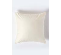 Homescapes Continental Egyptian Cotton Pillowcase 1000 Tc, 40 X 40 Cm In Cream Cream