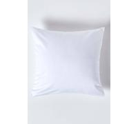 HOMESCAPES Premium 1000 TC Egyptian Cotton Sateen Weave Pillowcase, European Size - White - 40 x 40 cm