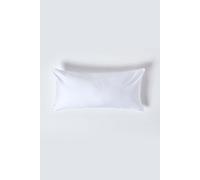 HOMESCAPES 1000 Thread Count Egyptian Cotton White 40 x 80 cm Pillowcase Euro Size Luxury Pillow Case