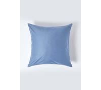 HOMESCAPES 1000 Thread Count Egyptian Cotton Blue 60 x 60 cm Pillowcase Euro Size Luxury Pillow Case