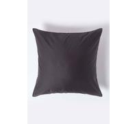 Homescapes Continental Egyptian Cotton Pillowcase 1000 Tc, 60 X 60 Cm In Dark Grey Dark Grey