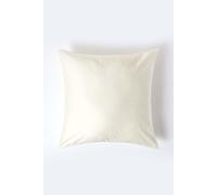 Homescapes Continental Egyptian Cotton Pillowcase 1000 TC, 80 x 80 cm in Cream Homescapes Cream 80 x 80 cm