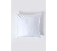 Homescapes Continental Egyptian Cotton Pillowcase 1000 TC, 80 x 80 cm in White Homescapes White 80 x 80 cm