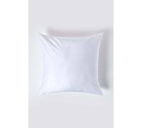 HOMESCAPES 1000 Thread Count Egyptian Cotton White 80 x 80 cm Pillowcase Euro Size Luxury Pillow Case