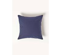 Homescapes Navy Blue Continental Egyptian Cotton Pillowcase 200 Tc, 40 X 40 Cm