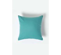 (Square - 40 x 40 cm, Teal) Egyptian Cotton Pillow Case 200 TC Equivalent 400 Thread Count